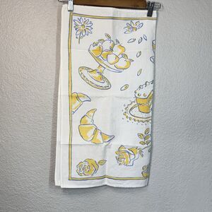 Libeco Kitchen Tea Towel Made In Belgium 25x23 Linen Cotton Tea Party Print